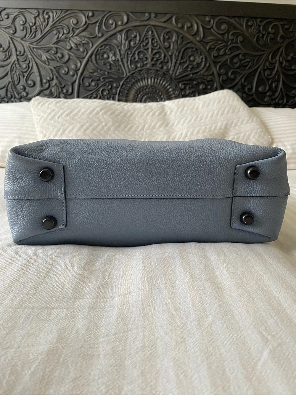Coach Plaza Tote in Pewter/Bluebell